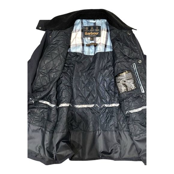 Barbour Summer Tartan Waxed Jacket – Women’s US 14 (EU 44, UK 18) - Picture 3 of 5